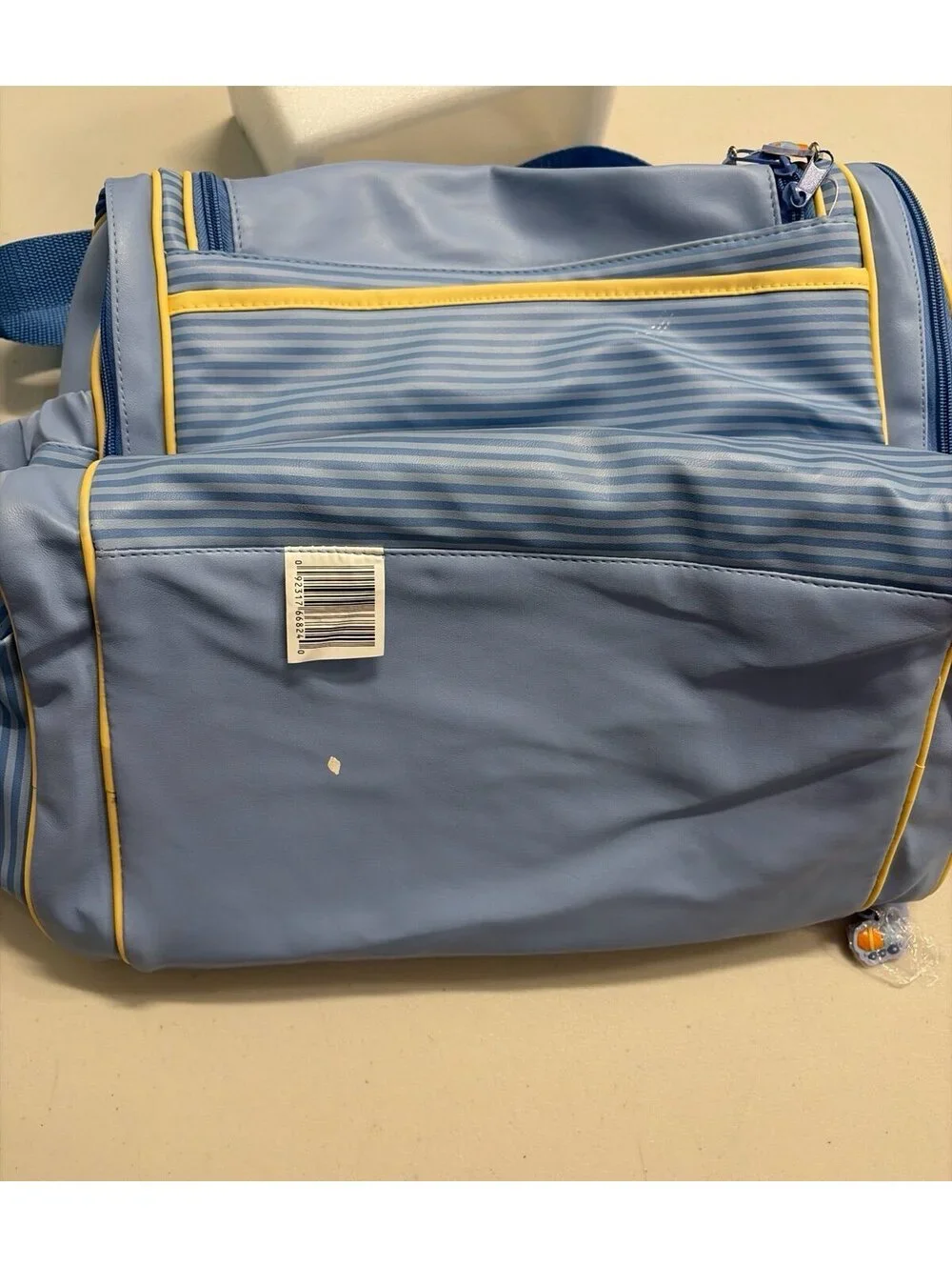 Carter’s NWT Construction Ahead Travel Diaper Bag With Changing Pad Baby Boy